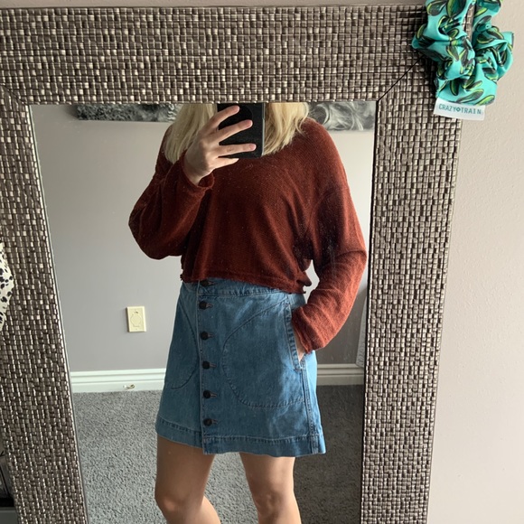 American Eagle Jean Skirt - Picture 2 of 8